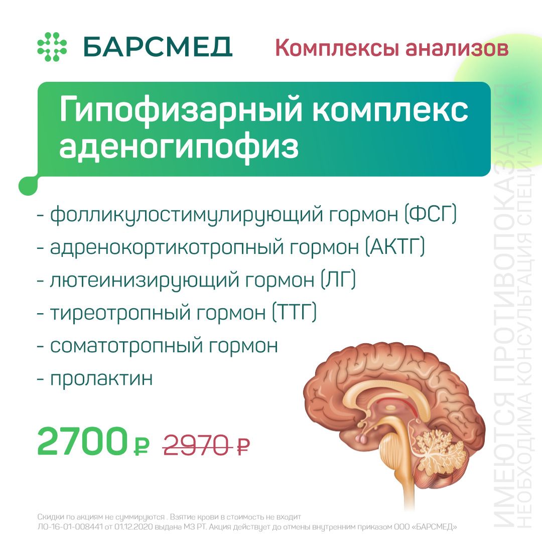 Гипофизарный комплекс аденогипофиз
